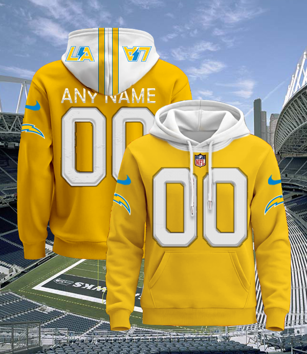 LIMITED EDITION - NEW CUSTOMIZED NFL09 LAC LOS ANGELES CHARGERS UNISEX T-SHIRT, POLO, HOODIE & JACKETS