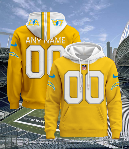 LIMITED EDITION - NEW CUSTOMIZED NFL09 LAC LOS ANGELES CHARGERS UNISEX T-SHIRT, POLO, HOODIE & JACKETS
