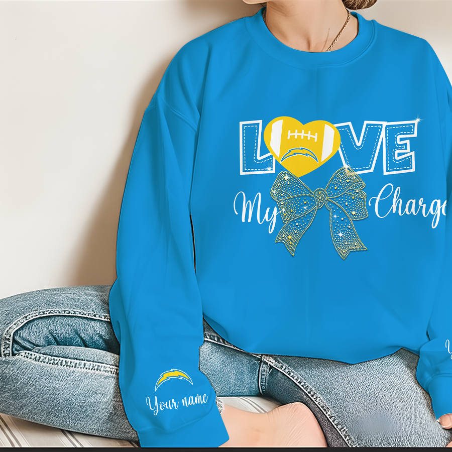 LIMITED EDITION - NEW CUSTOMIZED NFL09 LAC LOS ANGELES CHARGERS UNISEX T-SHIRT, POLO, HOODIE & JACKETS