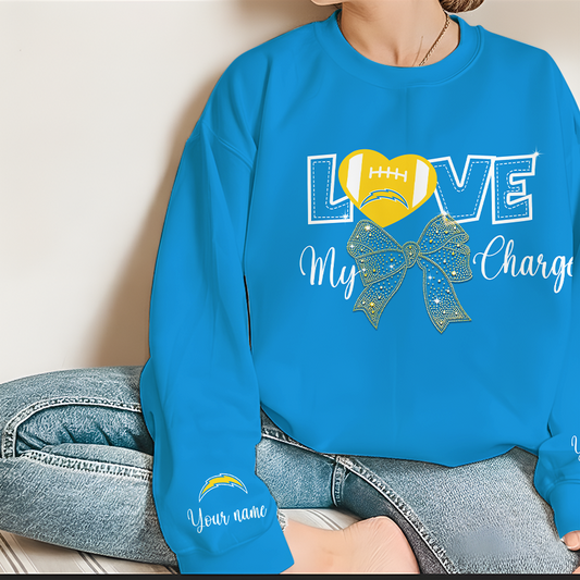 LIMITED EDITION - NEW CUSTOMIZED NFL09 LAC LOS ANGELES CHARGERS UNISEX T-SHIRT, POLO, HOODIE & JACKETS
