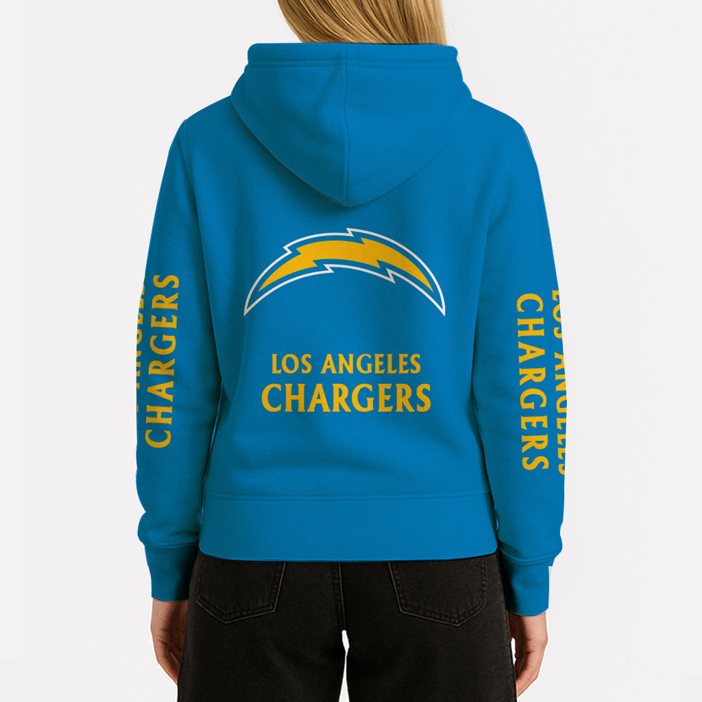 LIMITED EDITION - NEW CUSTOMIZED NFL09 LAC LOS ANGELES CHARGERS UNISEX HOODIE