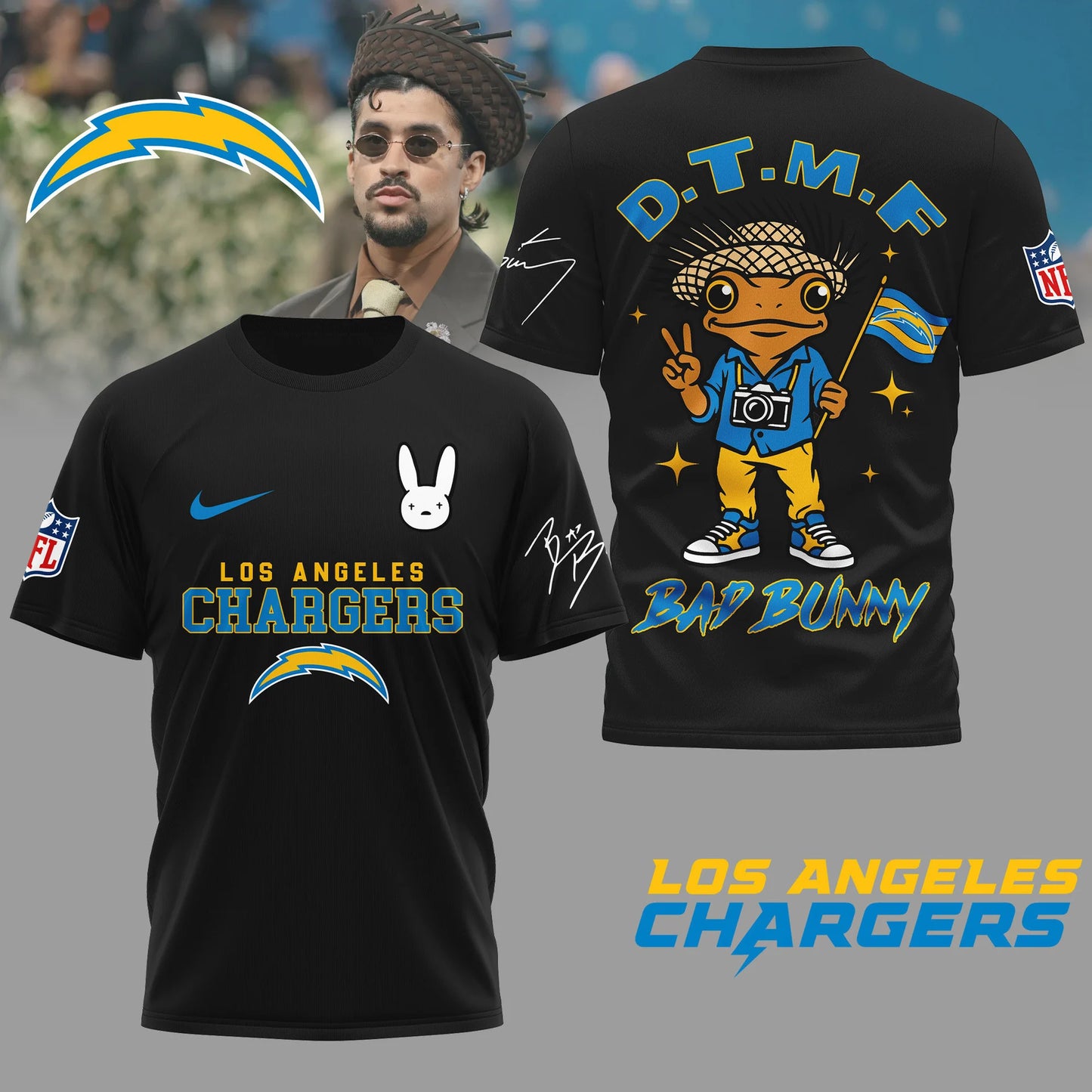 LIMITED EDITION - NEW CUSTOMIZED NFL09 LAC LOS ANGELES CHARGERS T-SHIRT, HOODIE, ZIP HOODIE