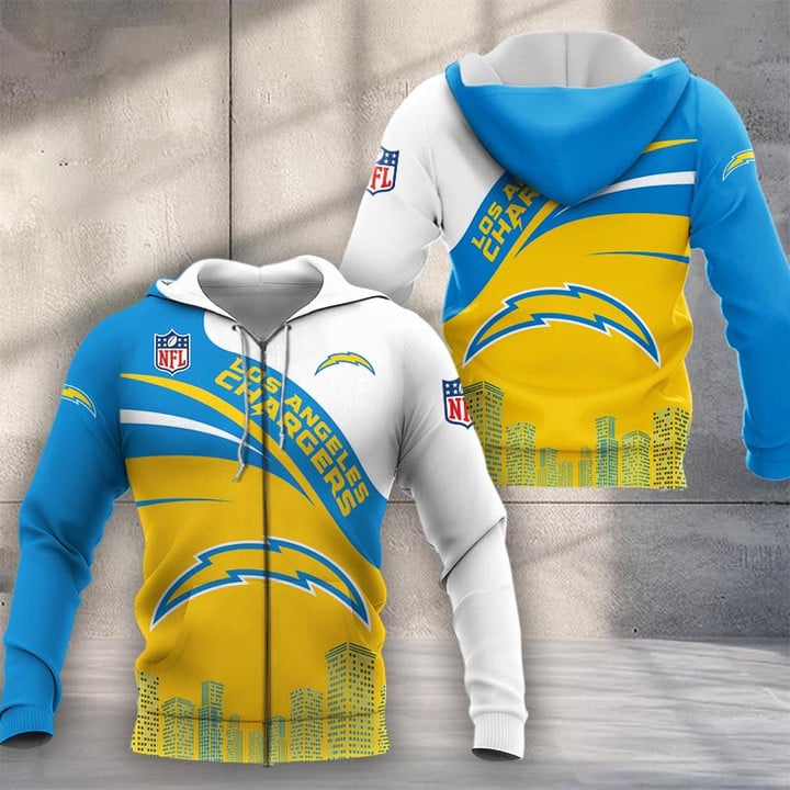 LIMITED EDITION - NEW CUSTOMIZED NFL09 LAC LOS ANGELES CHARGERS UNISEX T-SHIRT, POLO, HOODIE & JACKETS