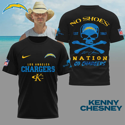 LIMITED EDITION - NEW CUSTOMIZED NFL09 LAC LOS ANGELES CHARGERS T-SHIRT | MULTIPLE COLORS AVAILABLE
