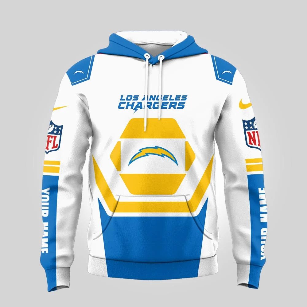 LIMITED EDITION - NEW CUSTOMIZED NFL09 LAC LOS ANGELES CHARGERS UNISEX T-SHIRT, POLO, HOODIE & JACKETS