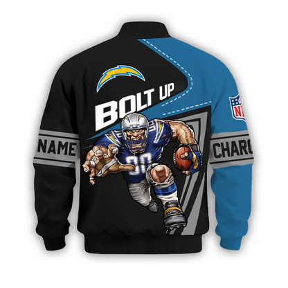 LIMITED EDITION - NEW CUSTOMIZED NFL09 LAC LOS ANGELES CHARGERS UNISEX T-SHIRT, POLO, HOODIE & JACKETS