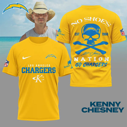LIMITED EDITION - NEW CUSTOMIZED NFL09 LAC LOS ANGELES CHARGERS T-SHIRT | MULTIPLE COLORS AVAILABLE
