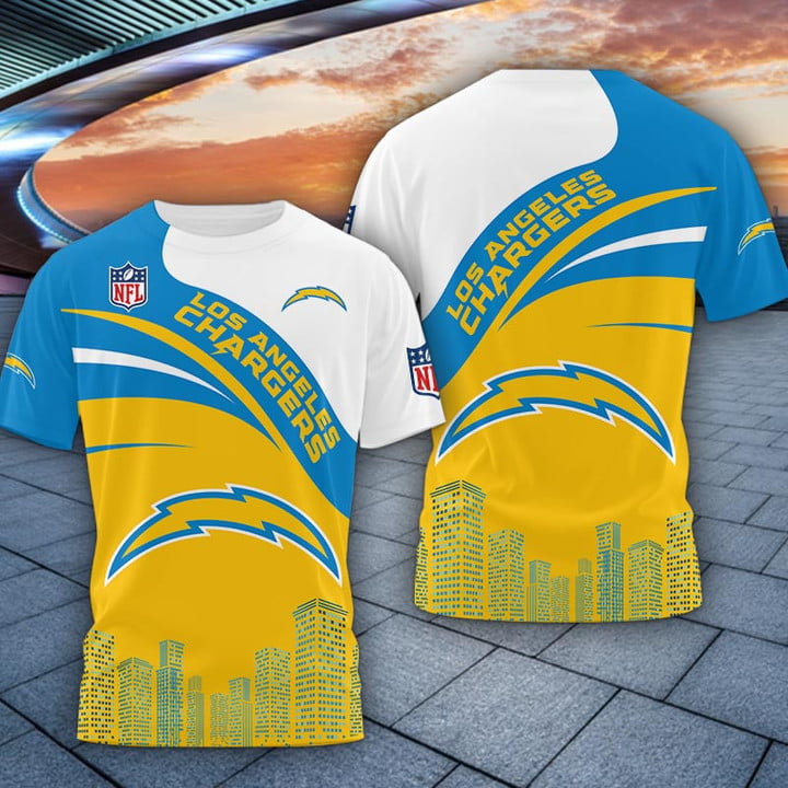 LIMITED EDITION - NEW CUSTOMIZED NFL09 LAC LOS ANGELES CHARGERS UNISEX T-SHIRT, POLO, HOODIE & JACKETS
