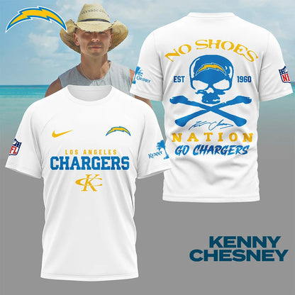 LIMITED EDITION - NEW CUSTOMIZED NFL09 LAC LOS ANGELES CHARGERS T-SHIRT | MULTIPLE COLORS AVAILABLE
