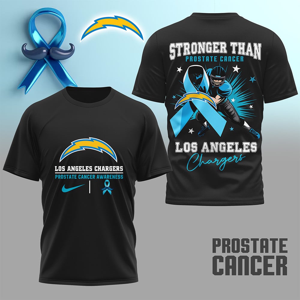 LIMITED EDITION - NEW CUSTOMIZED NFL09 LAC LOS ANGELES CHARGERS T-SHIRT