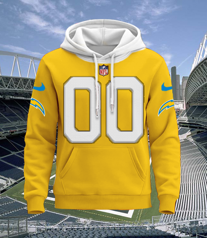 LIMITED EDITION - NEW CUSTOMIZED NFL09 LAC LOS ANGELES CHARGERS UNISEX T-SHIRT, POLO, HOODIE & JACKETS