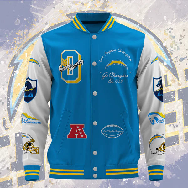 LIMITED EDITION - NEW CUSTOMIZED NFL22 LAR LOS ANGELES RAMS BASEBALL JACKET