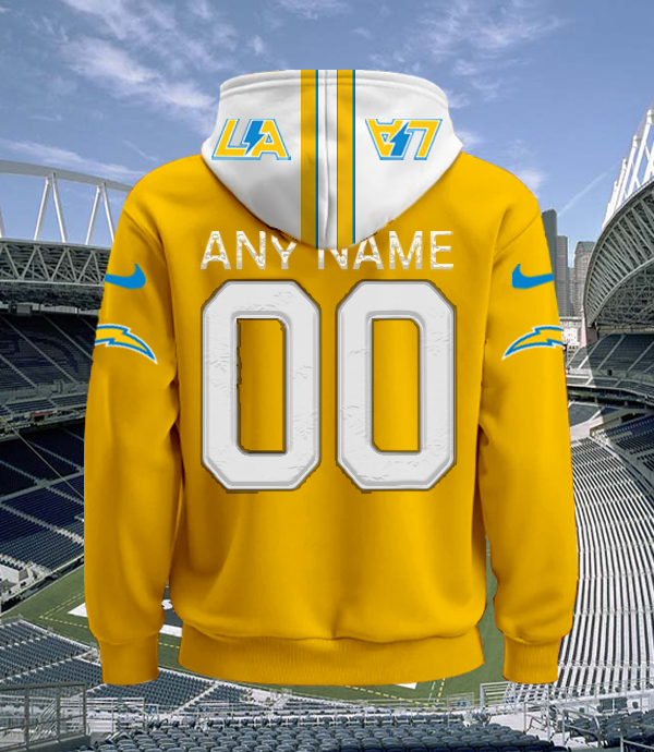 LIMITED EDITION - NEW CUSTOMIZED NFL09 LAC LOS ANGELES CHARGERS UNISEX T-SHIRT, POLO, HOODIE & JACKETS