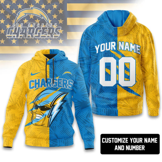 LIMITED EDITION - NEW CUSTOMIZED NFL09 LAC LOS ANGELES CHARGERS T-SHIRT, HOODIE, ZIP HOODIE