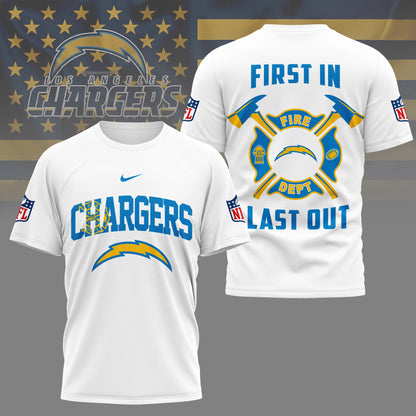 LIMITED EDITION - NEW CUSTOMIZED NFL09 LAC LOS ANGELES CHARGERS T-SHIRT | MULTIPLE COLORS AVAILABLE