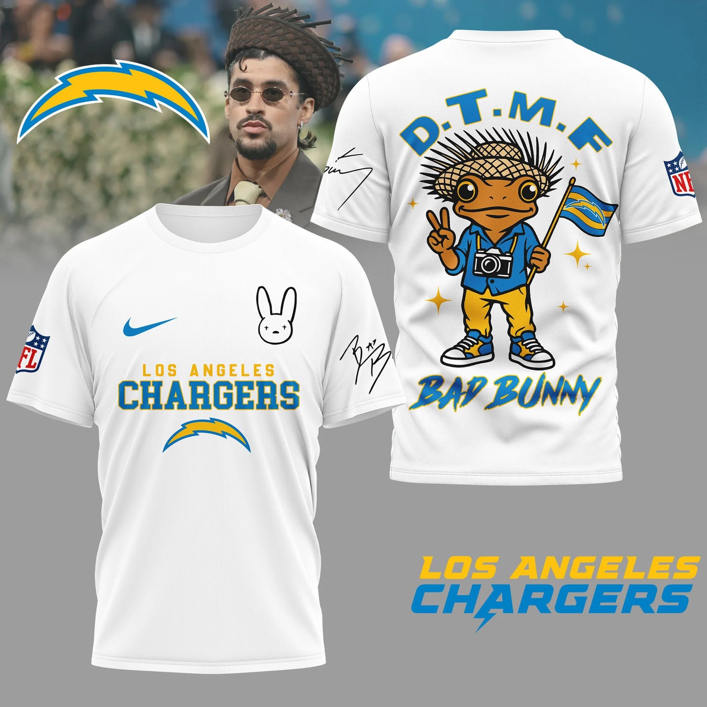 LIMITED EDITION - NEW CUSTOMIZED NFL09 LAC LOS ANGELES CHARGERS T-SHIRT, HOODIE, ZIP HOODIE