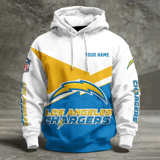 LIMITED EDITION - NEW CUSTOMIZED NFL09 LAC LOS ANGELES CHARGERS UNISEX T-SHIRT, POLO, HOODIE & JACKETS