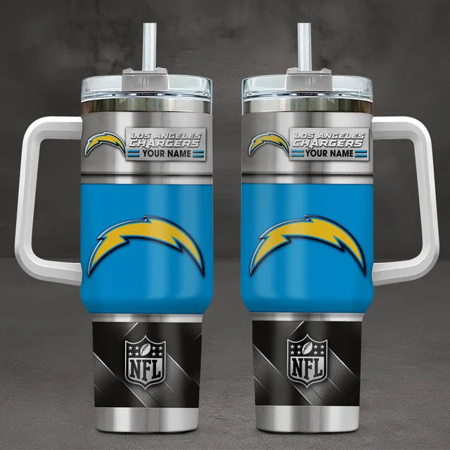 LIMITED EDITION - NEW CUSTOMIZED NFL09 LAC LOS ANGELES CHARGERS TUMBLER CUP