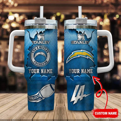 LIMITED EDITION - NEW CUSTOMIZED NFL09 LAC LOS ANGELES CHARGERS TUMBLER CUP