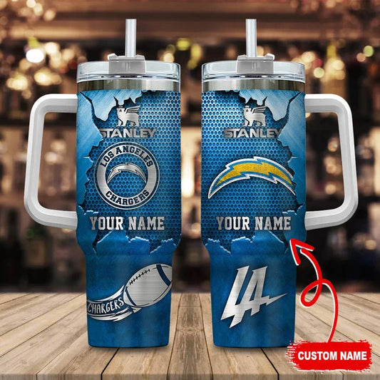 LIMITED EDITION - NEW CUSTOMIZED NFL09 LAC LOS ANGELES CHARGERS TUMBLER CUP