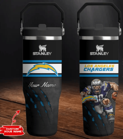 LIMITED EDITION - NEW CUSTOMIZED NFL09 LAC LOS ANGELES CHARGERS TUMBLER CUP