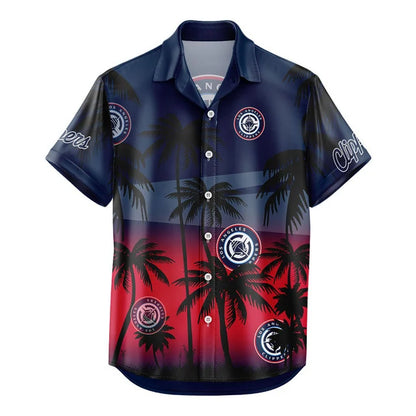 LIMITED EDITION - NEW CUSTOMIZED NBA10 LCL LOS ANGELES CLIPPERS UNISEX HAWAIIAN SHIRT & SHORTS SET