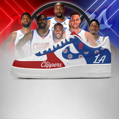 [HOT DEAL] NEW CUSTOMIZED NBA10 LCL LOS ANGELES CLIPPERS AF1 SHOES
