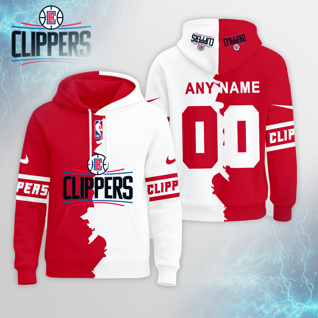 LIMITED EDITION - NEW CUSTOMIZED NBA10 LC LOS ANGELES CLIPPERS UNISEX T-SHIRT, POLO, HOODIE & JACKETS