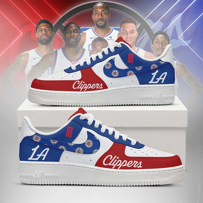 [HOT DEAL] NEW CUSTOMIZED NBA10 LCL LOS ANGELES CLIPPERS AF1 SHOES