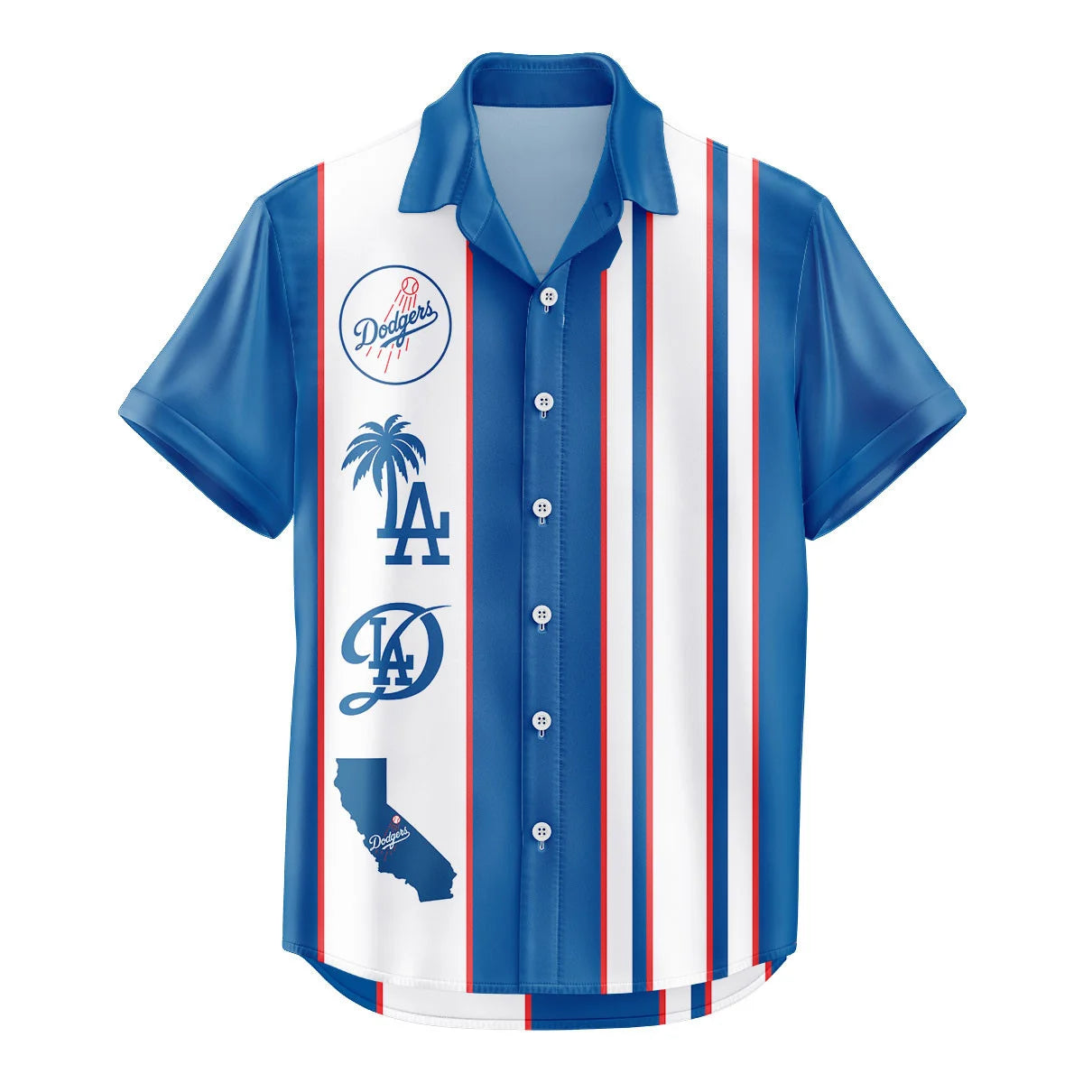 LIMITED EDITION - NEW CUSTOMIZED MLB02 LAD LOS ANGELES DODGERS UNISEX HAWAIIAN SHIRT