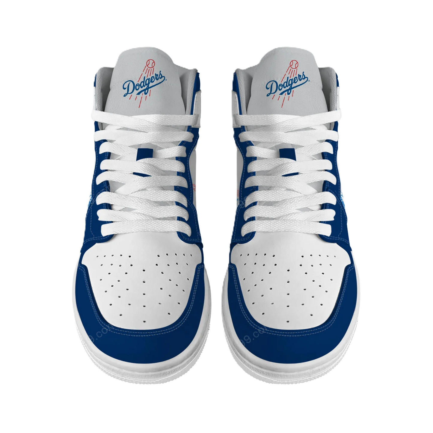 LIMITED EDITION - NEW CUSTOMIZED MLB02 LA DODGERS AIR JORDAN SNEAKERS