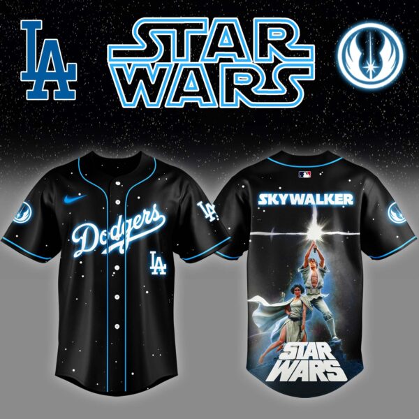 LIMITED EDITION - NEW CUSTOMIZED MLB02 LA DODGERS x STAR WARS BASEBALL JERSEY