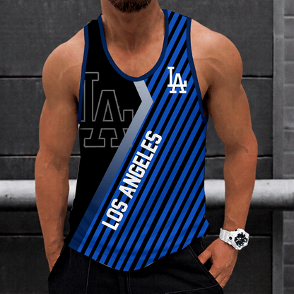 LIMITED EDITION - NEW CUSTOMIZED MLB02 LOS ANGELES DODGERS UNISEX TANK TOP