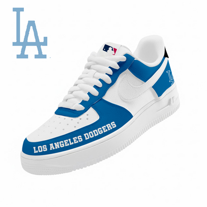 LIMITED EDITION - NEW CUSTOMIZED MLB02 LAD LOS ANGELES DODGERS AF1 SNEAKERS