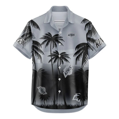 LIMITED EDITION - NEW CUSTOMIZED NHL16 LAK LOS ANGELES KINGS UNISEX HAWAIIAN SHIRT & SHORTS SET