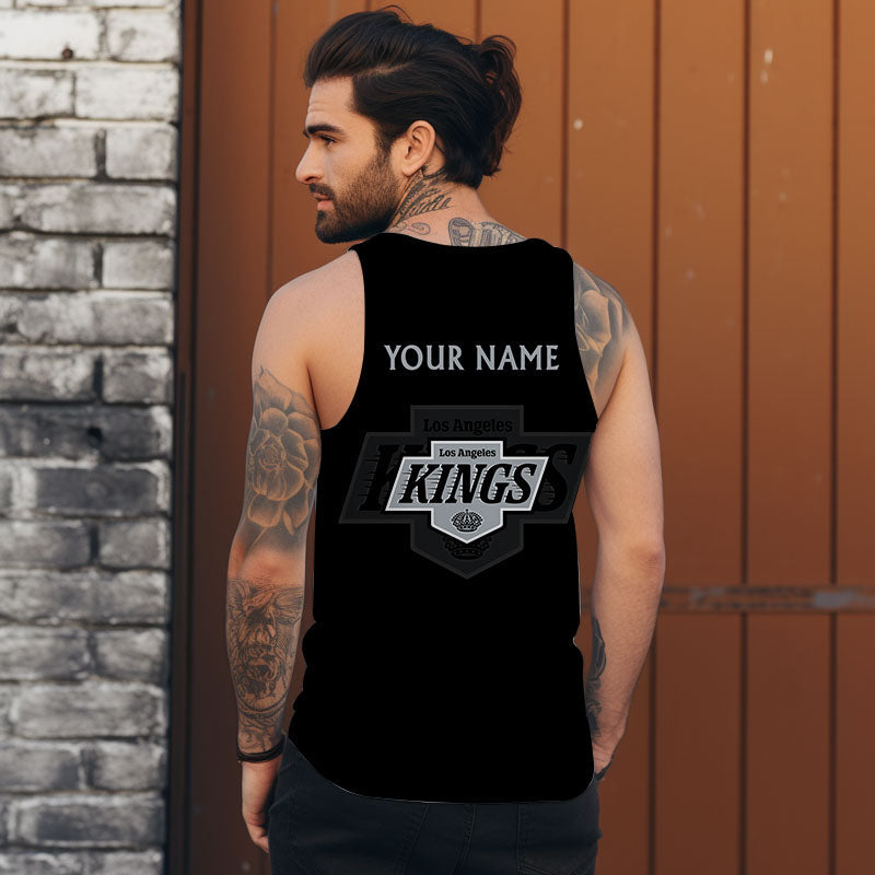 LIMITED EDITION - NEW CUSTOMIZED NHL16 LAK LOS ANGELES KINGS UNISEX TANK TOP
