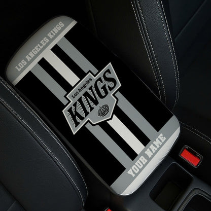 LIMITED EDITION - NEW CUSTOMIZED NHL16 LAK LOS ANGELES KINGS CAR ARMREST PAD COVER