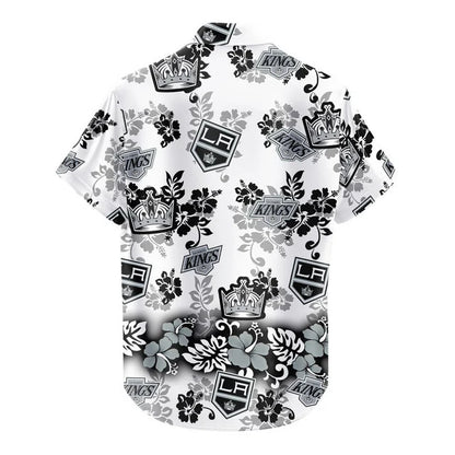 LIMITED EDITION - NEW CUSTOMIZED NHL16 LAK LOS ANGELES KINGS UNISEX HAWAIIAN SHIRT & SHORTS SET