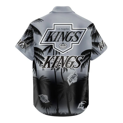 LIMITED EDITION - NEW CUSTOMIZED NHL16 LAK LOS ANGELES KINGS UNISEX HAWAIIAN SHIRT & SHORTS SET