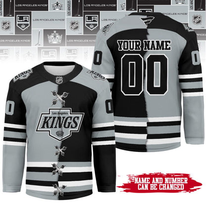 [SUPER SALE] NEW CUSTOMIZED NHL16 LAK LOS ANGELES KINGS UNISEX HOCKEY JERSEY
