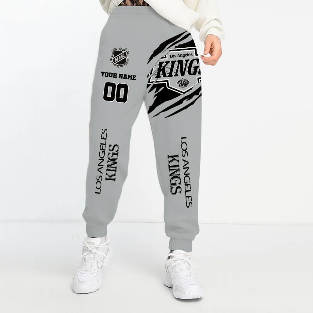 LIMITED EDITION - NEW CUSTOMIZED NHL16 LAK LOS ANGELES KINGS UNISEX LONG PANTS