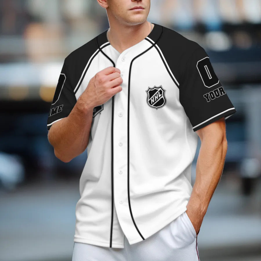 LIMITED EDITION - NEW CUSTOMIZED NHL16 LAK LOS ANGELES KINGS BASEBALL JERSEY