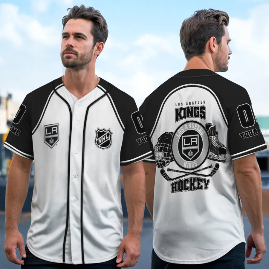LIMITED EDITION - NEW CUSTOMIZED NHL16 LAK LOS ANGELES KINGS BASEBALL JERSEY