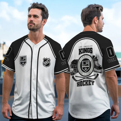 LIMITED EDITION - NEW CUSTOMIZED NHL16 LAK LOS ANGELES KINGS BASEBALL JERSEY