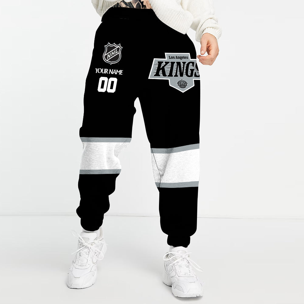 LIMITED EDITION - NEW CUSTOMIZED NHL16 LAK LOS ANGELES KINGS COMBO HOODIE & LONGPANTS