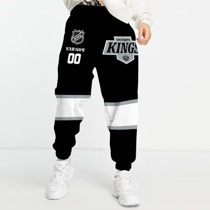 LIMITED EDITION - NEW CUSTOMIZED NHL16 LAK LOS ANGELES KINGS COMBO HOODIE & LONGPANTS
