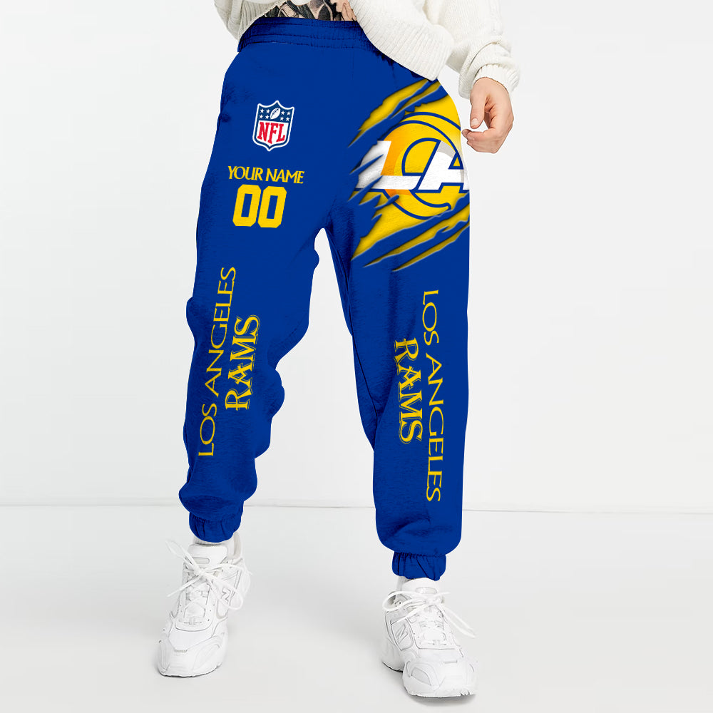 LIMITED EDITION - NEW PREMIUM NFL22 LAR  LOS ANGELES RAMS UNISEX LONG PANTS
