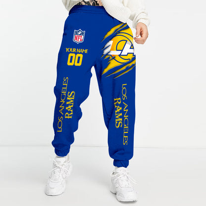 LIMITED EDITION - NEW PREMIUM NFL22 LAR  LOS ANGELES RAMS UNISEX LONG PANTS