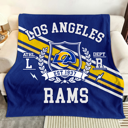 LIMITED EDITION - NEW CUSTOMIZED NFL22 LAR LOS ANGELES RAMS NORMAL & FLEECE BLANKET