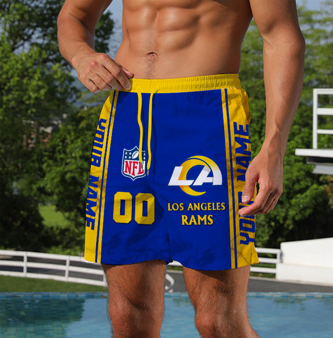 LIMITED EDITION - NEW CUSTOMIZED NFL22 LAR LOS ANGELES RAMS UNISEX SHORT PANTS